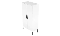 Highboard Merlin | Weiß, Schwarz | Möbel Höffner