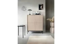 Highboard Molly | Beige, Schwarz | Möbel Höffner