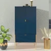 Highboard Polka | Marineblau | Möbel Höffner