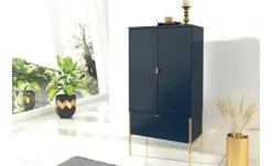 Highboard Polka | Marineblau | Möbel Höffner