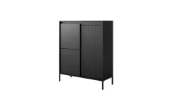 Highboard Senso | 5 Stück, Schwarz | Möbel Höffner