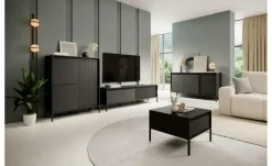 Highboard Senso | 5 Stück, Schwarz | Möbel Höffner