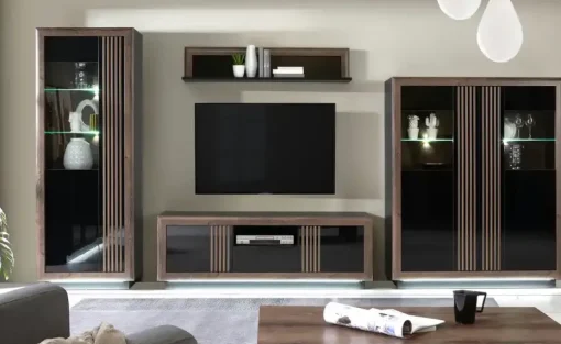 Highboard Sevilla | Schwarz | Möbel Höffner