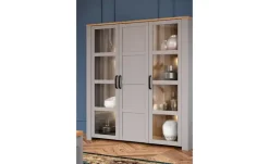 Highboard Toneo | Eiche (Nachbildung), Grau | Höffner