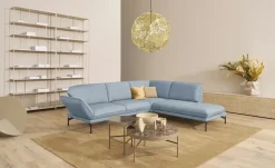 himolla Ecksofa 1478 | Blau, rechts | Möbel Höffner