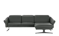 himolla Ecksofa aus Echtleder 1059 | Anthrazit, rechts