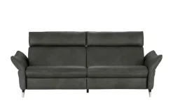 himolla Einzelsofa aus Echtleder 1926 | Grundfunktion, Dunkelgrau