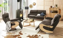 himolla Funktionssessel Leder 7818 | Braun, Grundfunktion