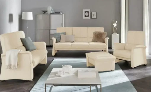 himolla Ledersessel 6001 | Beige | Möbel Höffner