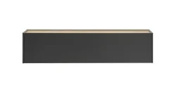 Hängeschrank Cande | Anthrazit, Eiche (Nachbildung)