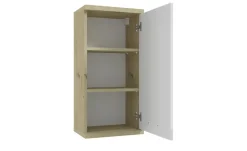 Hängeschrank Nehmitzsee | Eiche Artisan (Nachbildung), Weiß