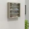 Hängevitrine Agisa | Eiche Sonoma (Nachbildung), Eiche Sonoma