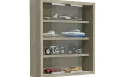 Hängevitrine Agisa | Eiche Sonoma (Nachbildung), Eiche Sonoma
