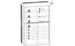 Hängevitrine Udina | Möbel Höffner