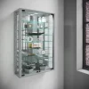 Hängevitrine Vitrosa | silberfarben | Möbel Höffner