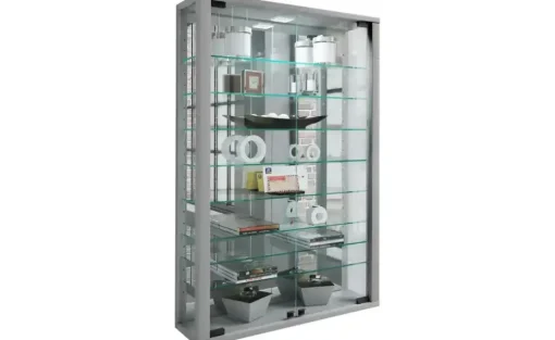 Hängevitrine Vitrosa | silberfarben | Möbel Höffner