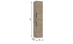 Hochschrank Fährsee  | Nussbaum (Nachbildung) | Höffner