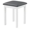 Hocker David | Dunkelgrau, Weiß, Grau | Möbel Höffner