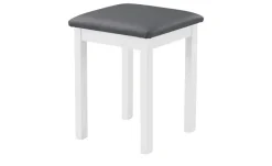 Hocker David | Dunkelgrau, Weiß, Grau | Möbel Höffner