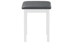 Hocker David | Dunkelgrau, Weiß, Grau | Möbel Höffner