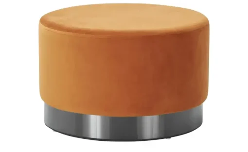 Hocker Hanni | 55 cm, Kupferfarben, Ziegelrot | Höffner