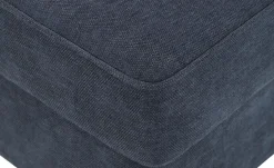 Hocker Kivana | Dunkelblau, Webstoff | Möbel Höffner