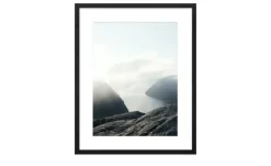 Holzbilderrahmen 40x50 cm Iceland | 40x50 cm, Schwarz