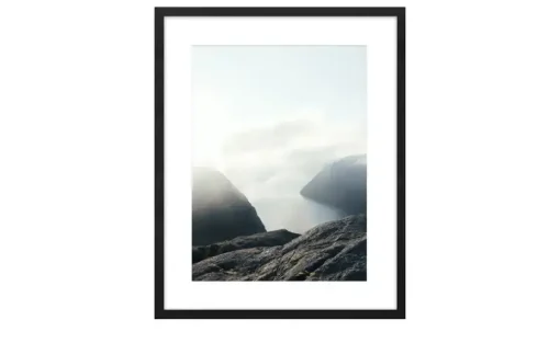 Holzbilderrahmen 40x50 cm Iceland | 40x50 cm, Schwarz