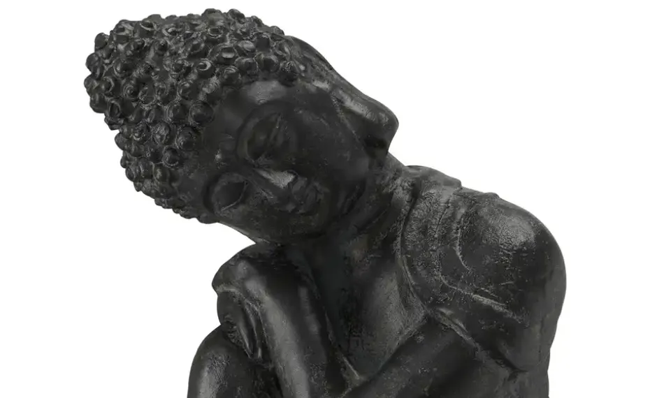 HOME STORY Deko Buddha | Schwarz | Möbel Höffner