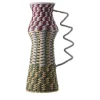HOME STORY Deko Vase | Flieder, Rotbraun, Grün, Natur