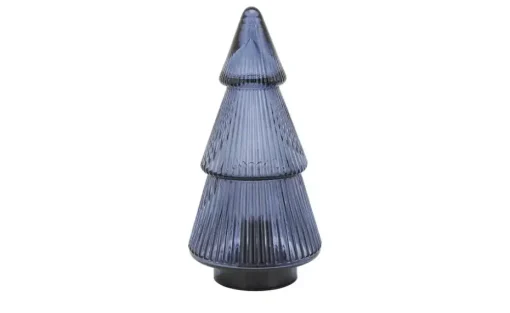 HOME STORY LED Glastannenbaum | Blau | Möbel Höffner