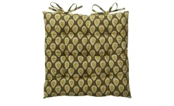 HOME STORY Stuhlkissen | Grün, Creme | Möbel Höffner