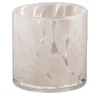 HOME STORY Teelichtglas | Rosa, transparent | Höffner
