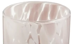 HOME STORY Teelichtglas | Rosa, transparent | Höffner