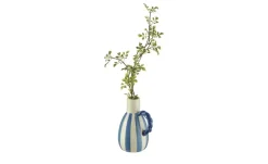HOME STORY Vase | Blau, Creme | Möbel Höffner