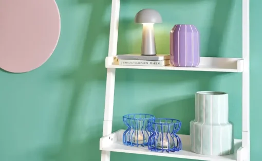 HOME STORY Vase | Lila/Violett, Weiß | Möbel Höffner