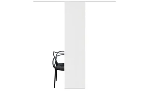 HOME Wohnideen Flächenvorhang Panello weiß uni