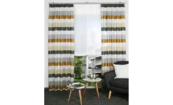 HOME Wohnideen Kräuselbandschal | Goldfarben, 145 cm