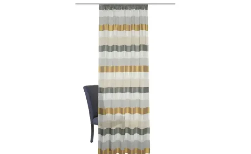 HOME Wohnideen Kräuselbandschal | Goldfarben, 145 cm