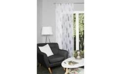 HOME Wohnideen Kräuselbandschal | Grau, 145 cm