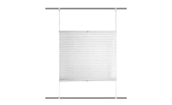 HOME Wohnideen Plisseerollo | Weiß, 130 cm | Höffner