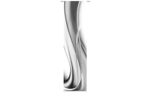 HOME Wohnideen Schiebevorhang 3er-Set | Grau, 1er