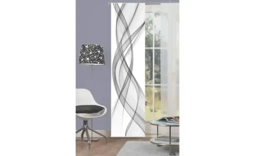 HOME Wohnideen Schiebevorhang | Grau, 1er | Höffner