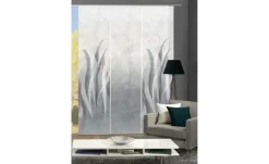 HOME Wohnideen Schiebevorhang | Grau, Blau, 3er-Set