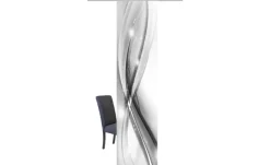 HOME Wohnideen Schiebevorhang 3er-Set | Grau, 1er
