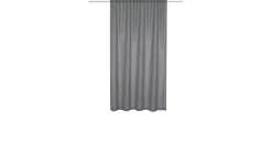 HOMEbasics Fertigschal | Grau, 145 cm | Möbel Höffner