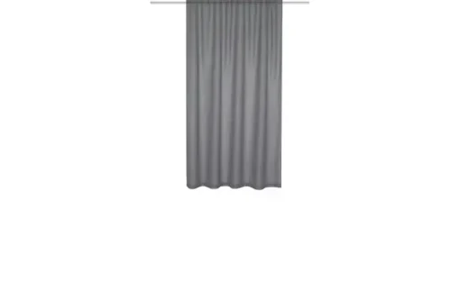 HOMEbasics Fertigschal | Grau, 145 cm | Möbel Höffner