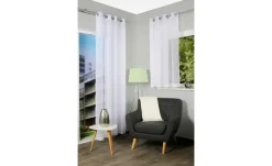HOMEbasics Ösenschal | Weiß, 145 cm | Möbel Höffner