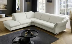 Hukla Ecksofa Mikrofaser Michelle | Natur, links