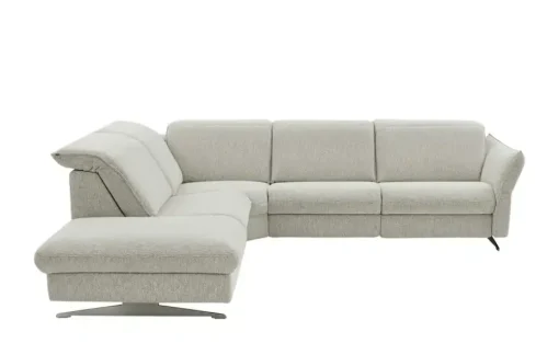 Hukla Ecksofa Mikrofaser Michelle | Natur, links